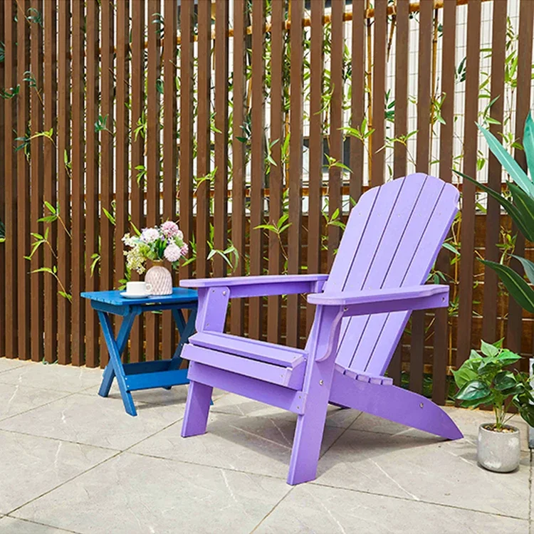 Environmental Recycled Plastic Wood PS Adirondack Chair For USA Mountain Factory Supplier Wholesale