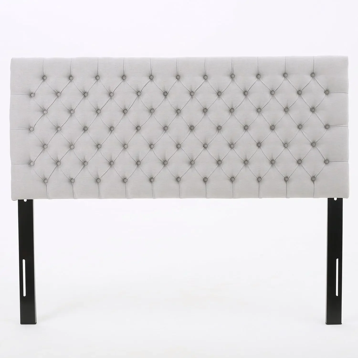 Fabric Headboard, Queen / Full, Light Grey