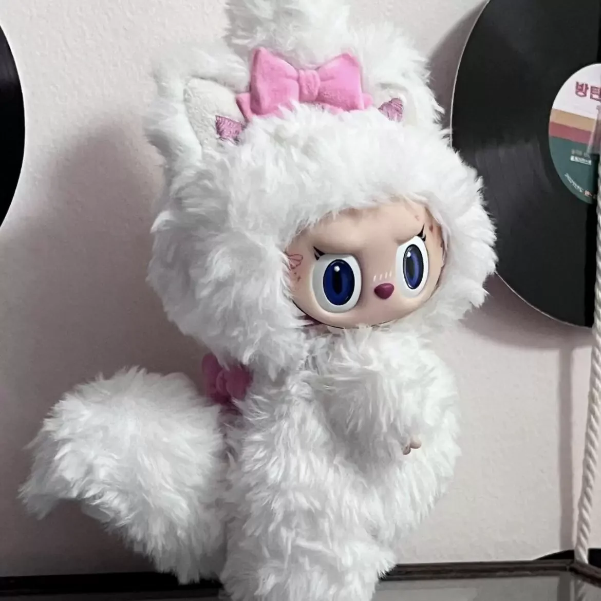 

New Hot Labubu Zimomo Big Chief Mary Cat 1:1 Handmade Change Baby 17cm Cute Dolls Baby Girls Toys Decoration Holiday Christmas