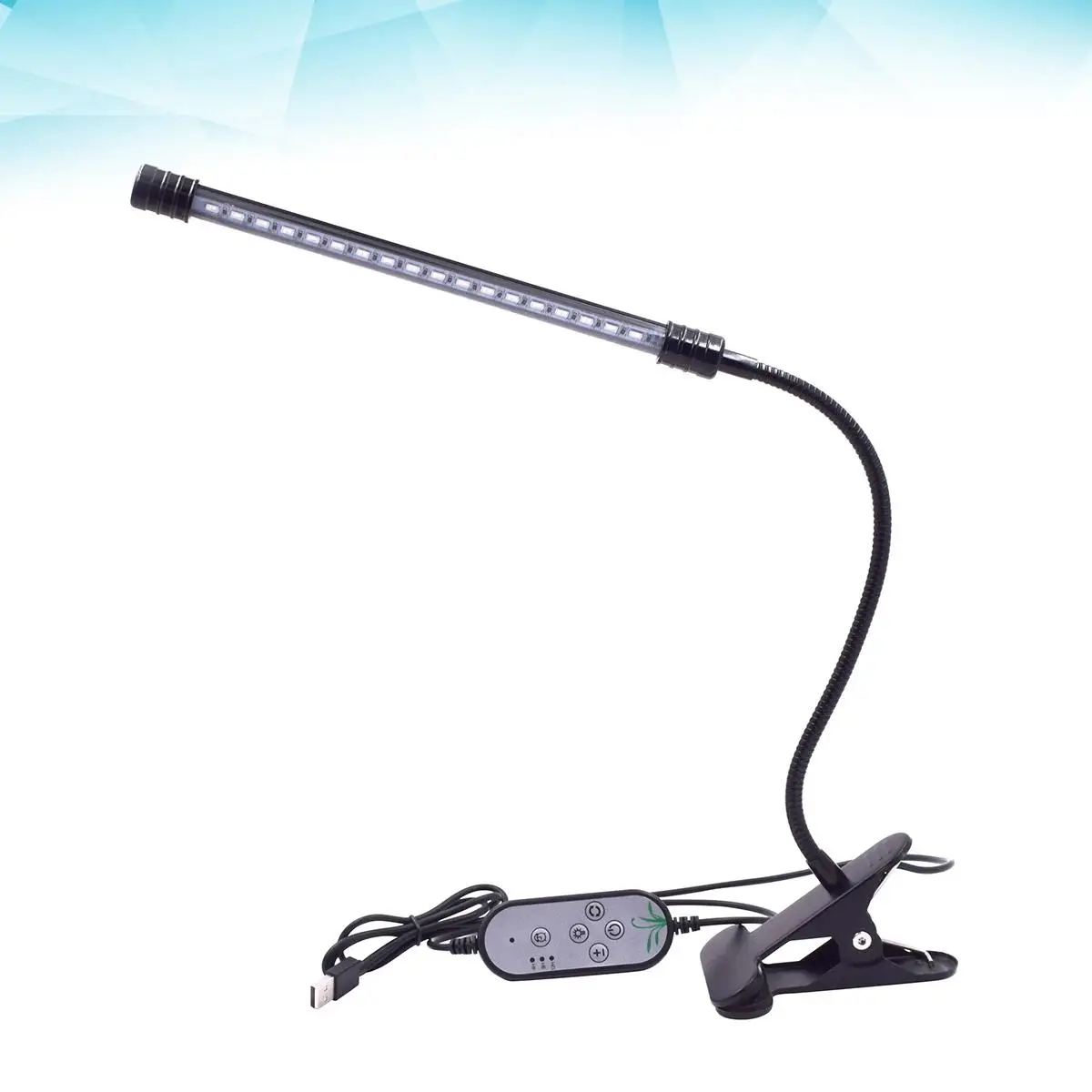 9W LED Plant Grow Light Dimmable Timer Control E27 Waterproof for Indoor Garden Greenhouse Cultivation