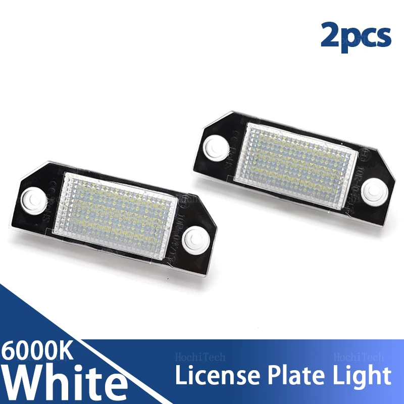 

Car License Plate Lights 12V LED White Number Lamps Plate Light Tail Signal Lamp Assembly For Ford Focus 2 MK2 2003-2008 C-MAX