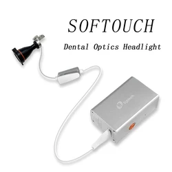 Eightooth-softouch歯科用ヘッドライト、ヘッドマウント照明、顕微鏡LED照明、口腔拡大鏡、5000k透明度、歯科用機器