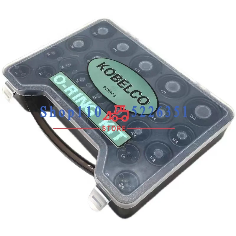 

823PCS Oil Ring kit O Ring Repair Seal Kit O-ring Box For Kobelco SK Excavator Parts