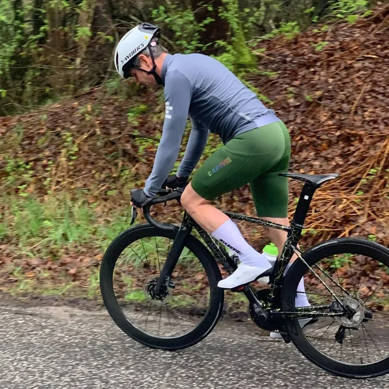 

DAREVIE Cycling Jersey Winter Thermal Fleece Cycling Jersey Men Long Sleeve Hot Warm Soft Brushed Breathable Bicycle Clothing