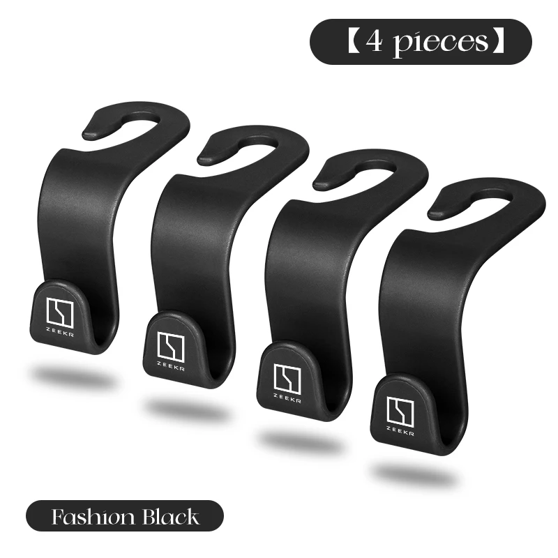 

For Zeekr X 7X 001 007 009 EV 2021-2025 Krypton MIX Car Seat Headrest Hook Storage Clip Accessories Auto Backrest Hanger Hooks