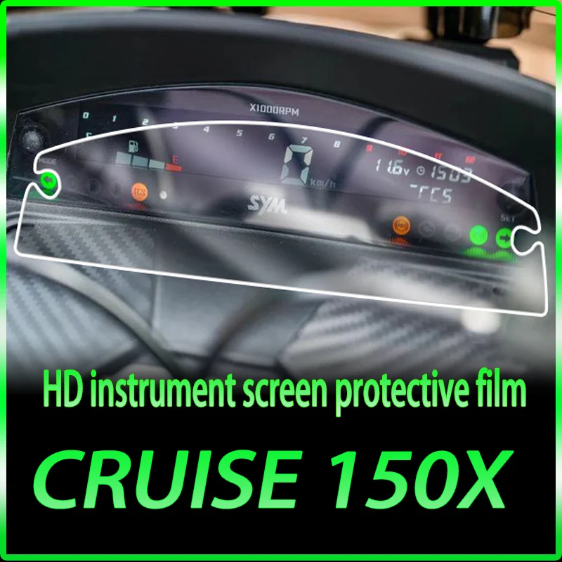 Applicable to Sanyang Cruise 150X Headlamp Tail Lamp Film Instrument Film HD Scratch resistant Transparent Rear View Mirror Rain