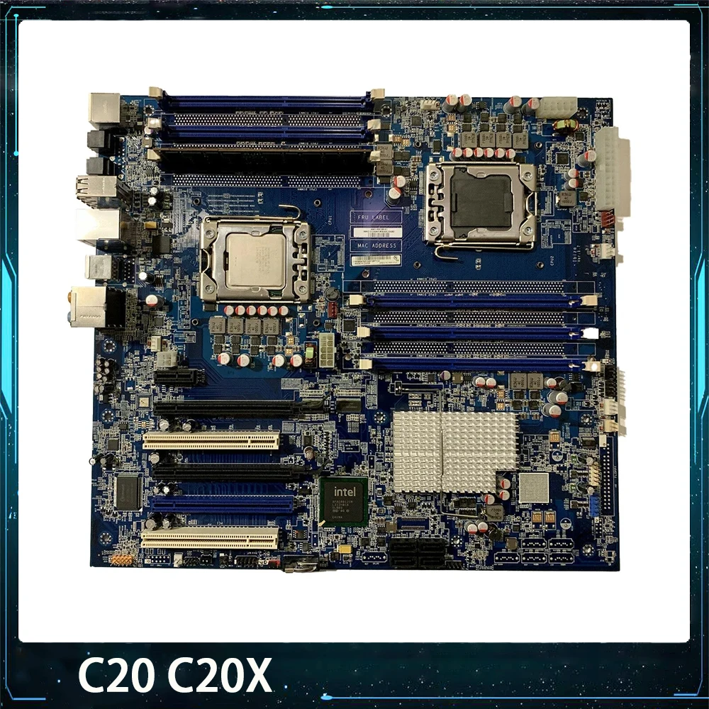 Workstation Motherboard For Lenovo C20 C20X Dual X58 LGA1366 Fru 71Y9020