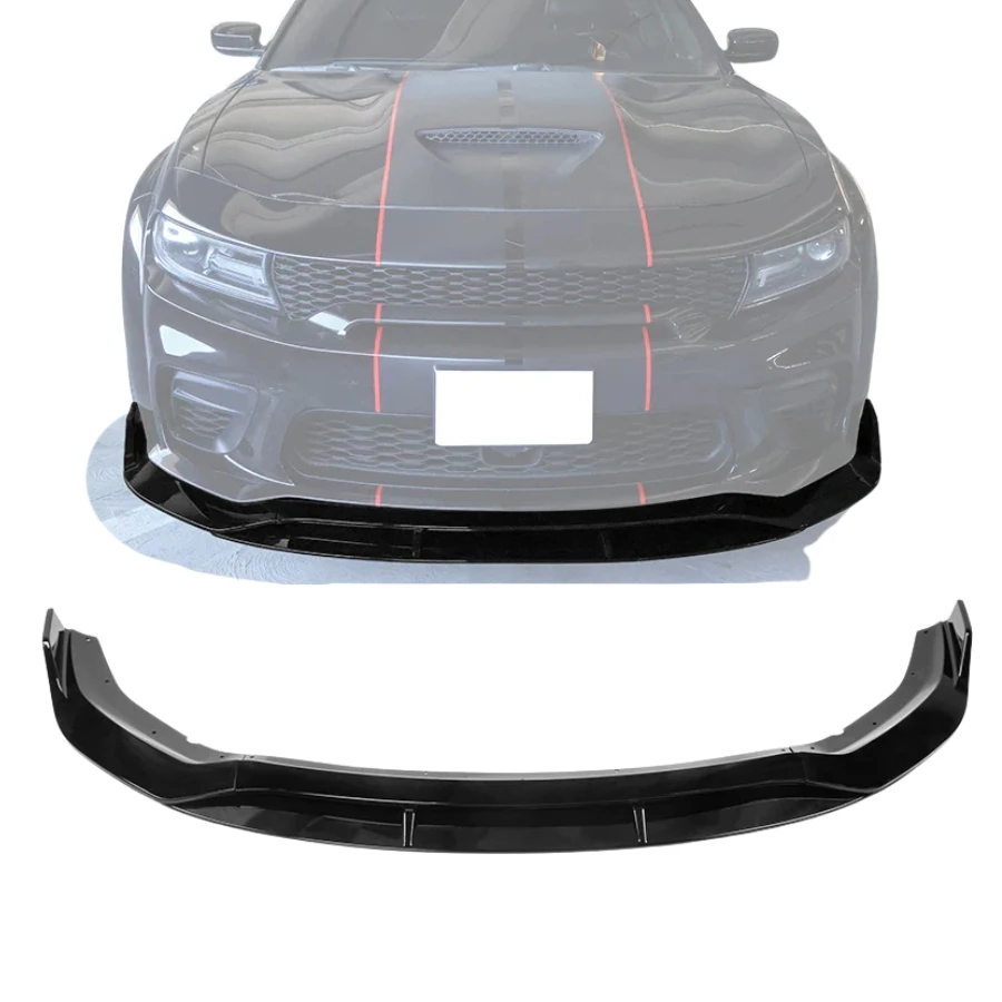 

Modification TIYPEOR Front Splitter for 2020 - 2023 Dodge Charger V2 Front Bumper Lip ABS 4PCS Widebody Kit Front Bumper Lip Sp