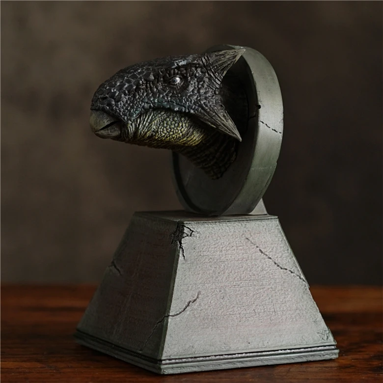 

Наньму Динозавр Анkylosaurus Голова Бюста Статуя с Магнитной Модель Животного