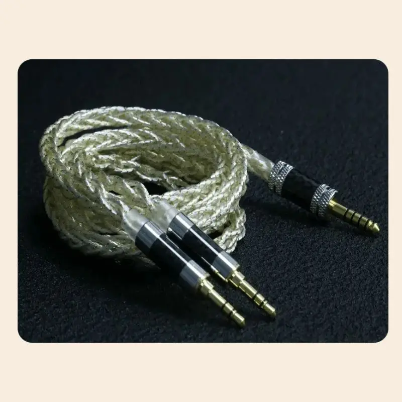 

ivipQ-336 Signature Cable Headphone Upgrade Cable With 6.35mm/4.4mm/MMCX/0.78mm 2Pin For N5005 IE900 HD650 HD800 HIFIMAN ANANDA