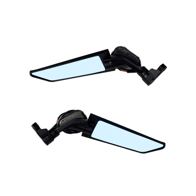 675SR Modified Fixed-wing Rearview Mirror with Turn Signal All-aluminum Fixed-wing Special Motorcycle Accessories FOR 675SR R