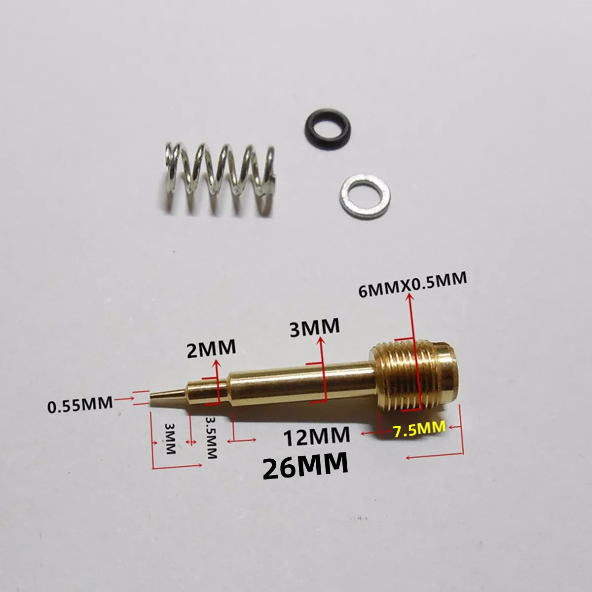 For Honda 2004-09 Year Shadow VT750C Aero Motorcycle Single Carburetor Version Repair Kit with Vacuum Diaphragm