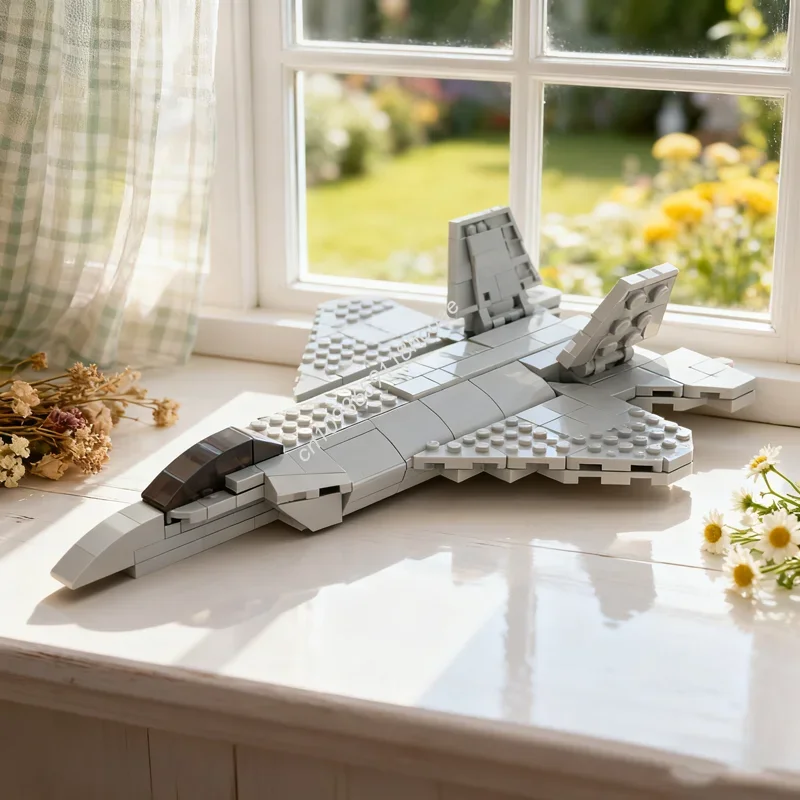 122pcs MOC F Raptor 1 Scale Model Building Blocks Construction Toy Assemble DIY Idea Creative Festival Gift Education Brick