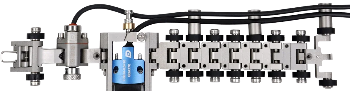 Doppler CRS-07 chain scanner for small tube weld inspection in phased array ultrasonic testing