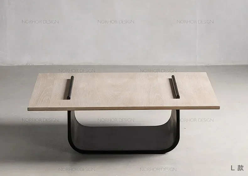 N Nordic Master Minimalist Creative Design Solid Wood Modern Coffee Table Square Living Room Side Table Corner Table