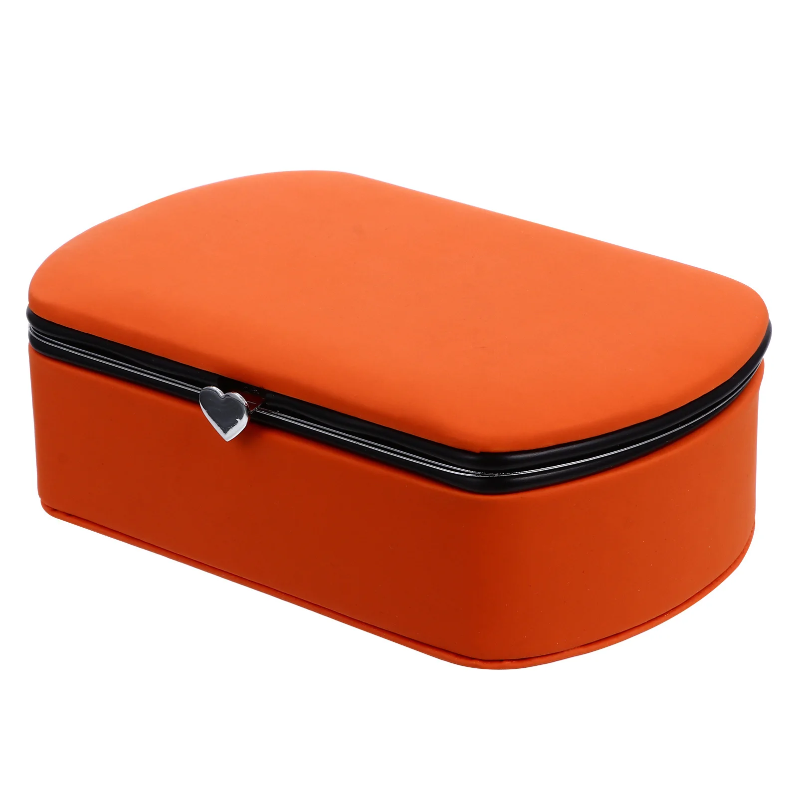 

1Pcs Jewelry Storage Box Superior Material Lightweight Small Convenient Design Easy Carry Bag Earring Necklace Organizer