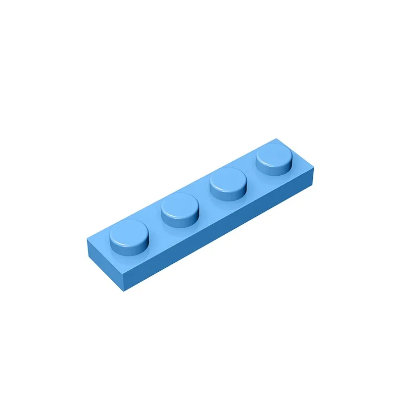 Gobricks 1 шт. MOC пластина 1x4 кирпичи, совместимые с моделью 3710, детали строительных блоков, детские сборки головоломки, игрушки на день рождения