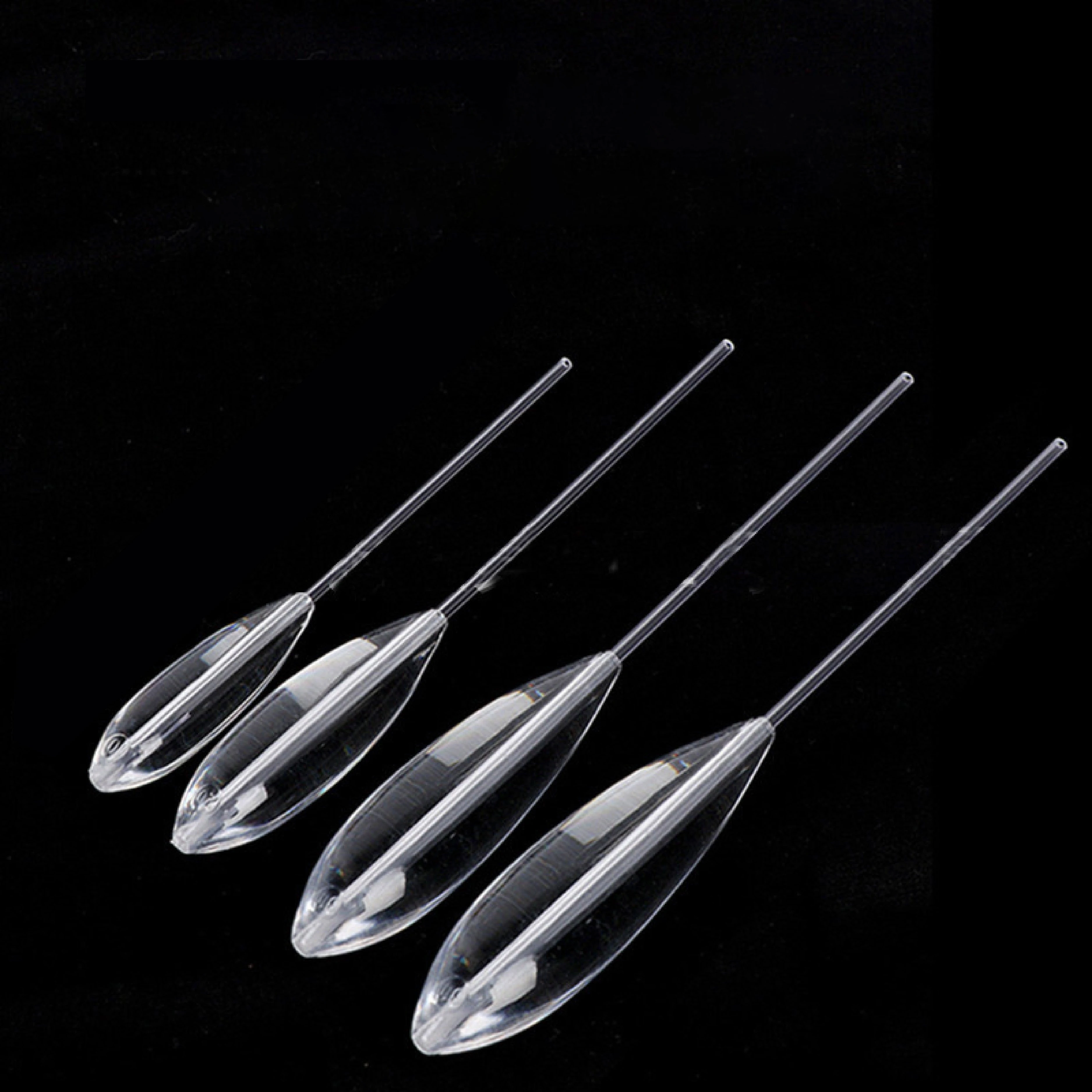 2pcs Fishing Floats, Acrylic Fishing Aid Casting Float for Carp, Catfish, Trout and Bass - Up and down options available