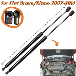 Qty(2) Hood Struts for Fiat Bravo for Fiat Ritmo 2007-2016 Front Bonnet Gas Springs Lift Supports Shock Absorbers Dampers Bars