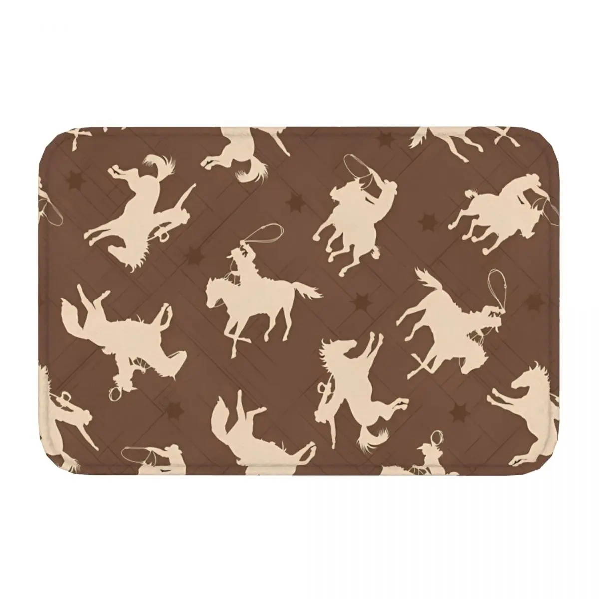 The Pretty Horses Anti-Slip Doormat Living Room Mat Someone Is Riding A Horse Floor Carpet Entrance Door Rug Bedroom Decorative