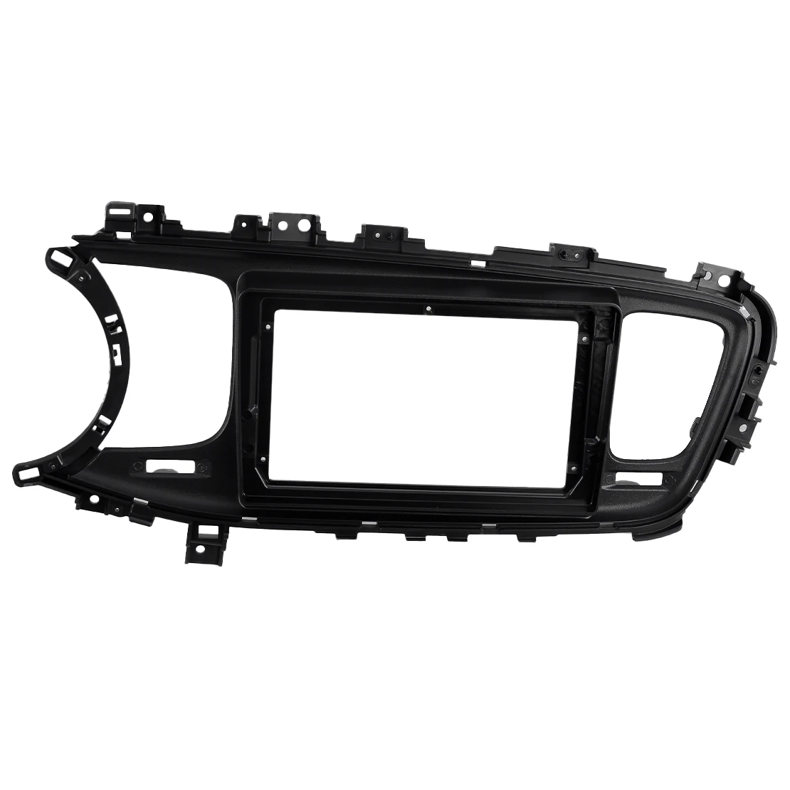 9\'\' 2 DIN Car Radio Stereo Dash Frame Fascia Panel Fit for KIA Optima K5 2013 2014 2015 Black ABS