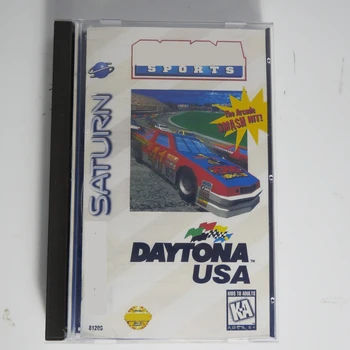 Saturn copy disc game Daytona US manual unlock console game with Retro Video direct reading game