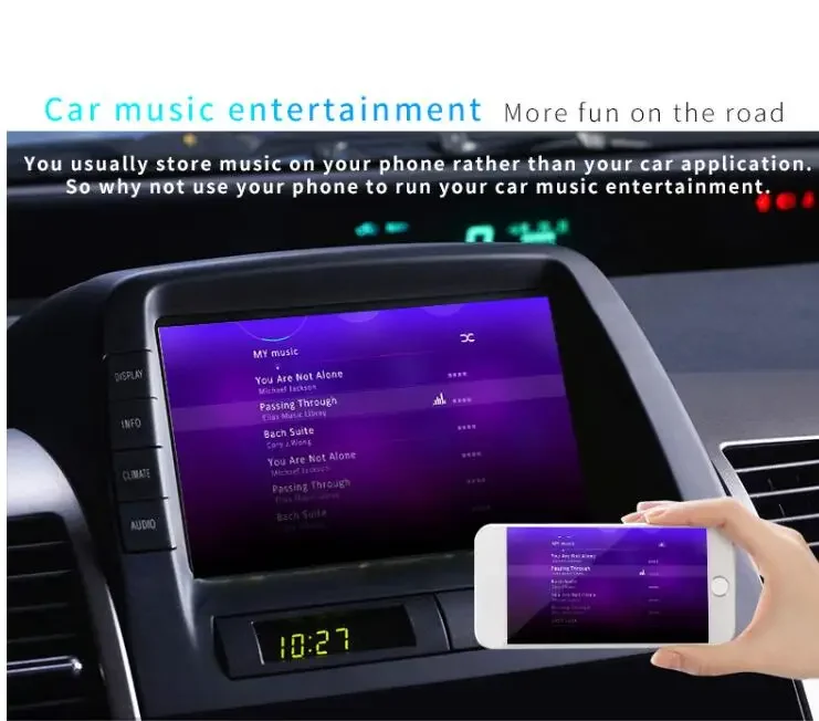 Najnowszy Mirascreen X7 Car TV Stick Wifi Display Mirabox Wireless Airplay Miracast DLNA Mirroring Screen AV Car Monitor Dongle