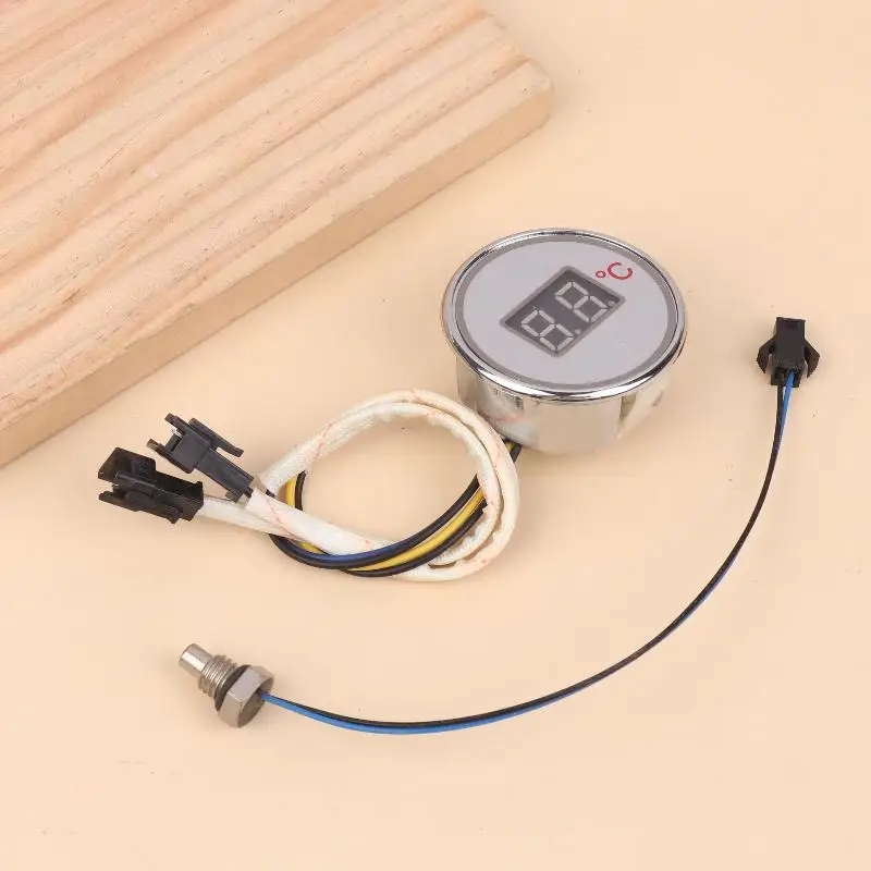 

1pc Round/Square General Temperature Digital Display Meter Household Natural Gas Water Heater Liquefied Replacement Accessories