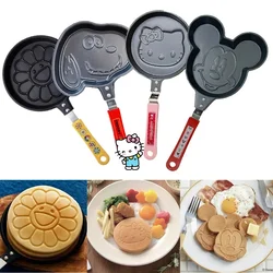 Disney Myszka Miki Patelnia Kreskówka Kawaii Anime Muffin Pot Cute Camping Breakfast Gotowanie Nieprzywierająca patelnia Naczynia kuchenne Prezent