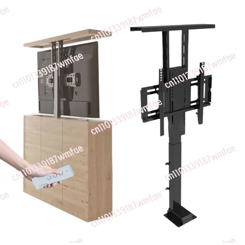 Heavy Duty Electric Hidden TV Lift, Remote Control Pop Up Television Bracket for Home Cabinet Installation