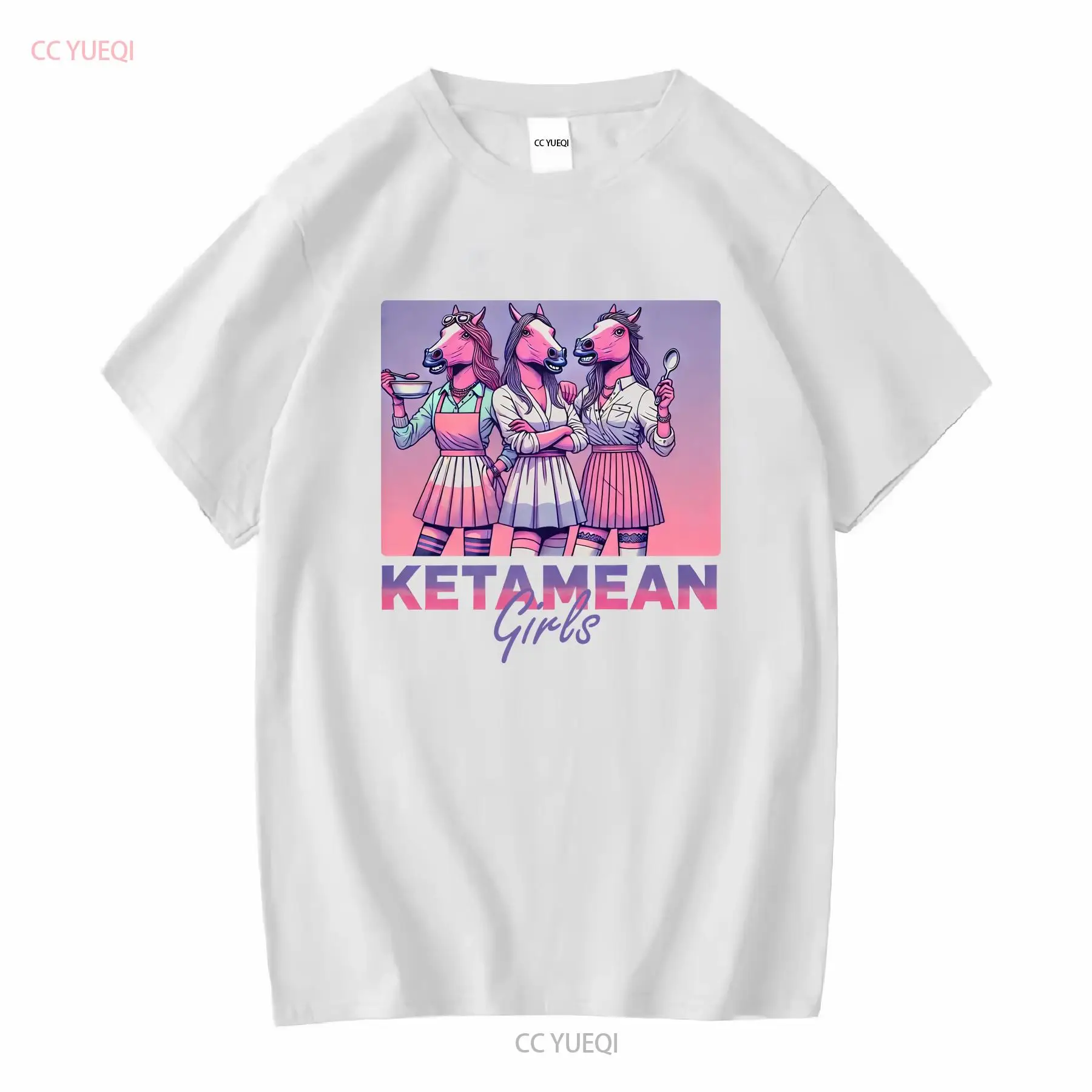 تي شيرت للفتيات من Ketamean يعني تي شيرت ميمي مضحك ومضحك لحفلة عيد ميلاد الملكة القتل بأكمام طويلة أو قصيرة عتيقة #4