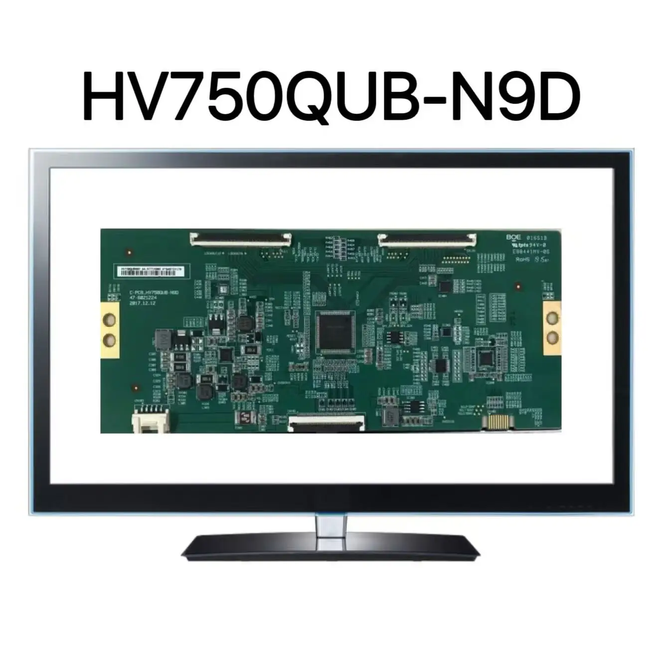 Nueva Placa Lógica Original para BOE C-PCB-HV750QUB-N9D 47-6021224 HV750QUBN9D
