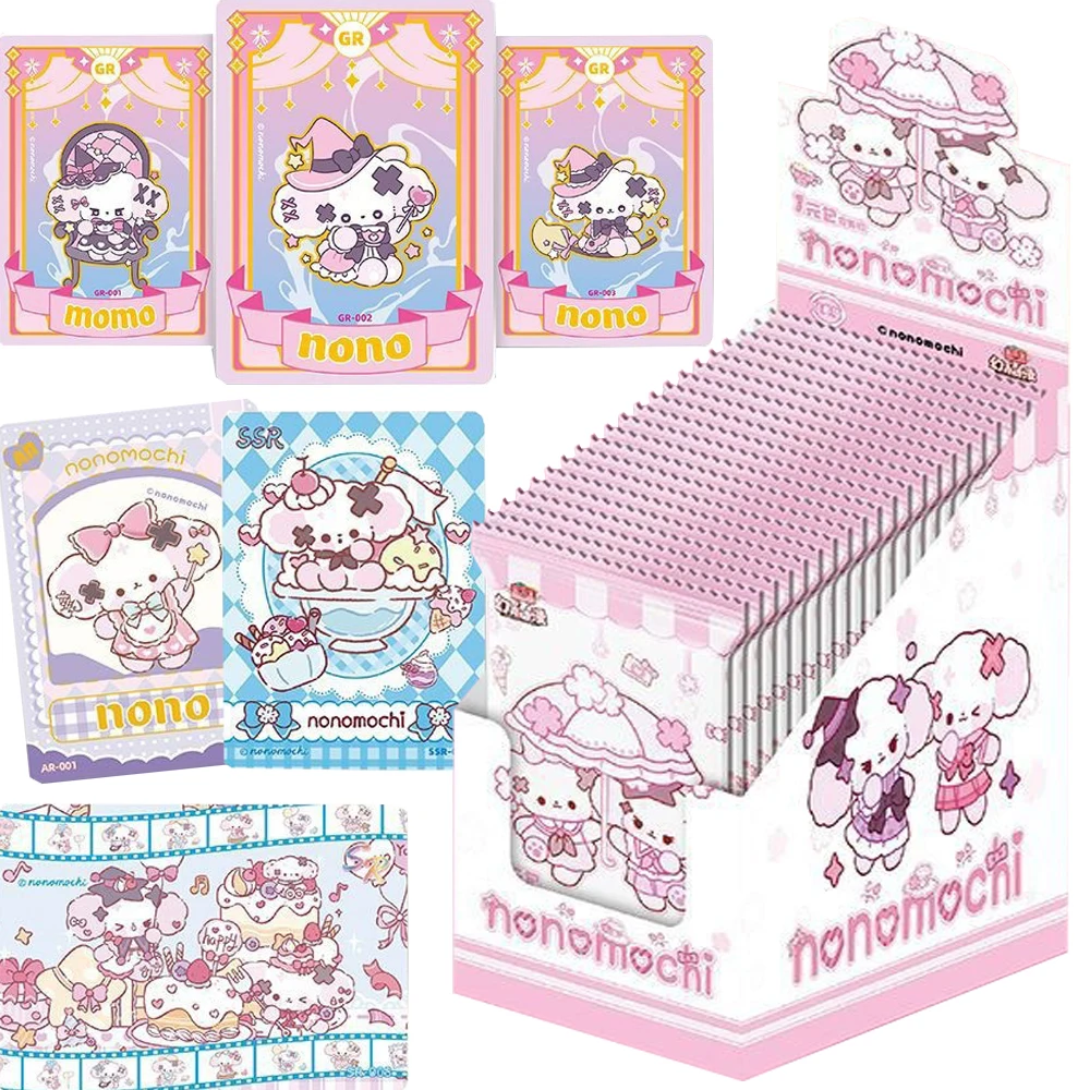 Original Nono Dog Collection Cards for Boys Girls Anime Nonomochi Versatile Cool Trend Exquisite High-quality Cards Popular Gift