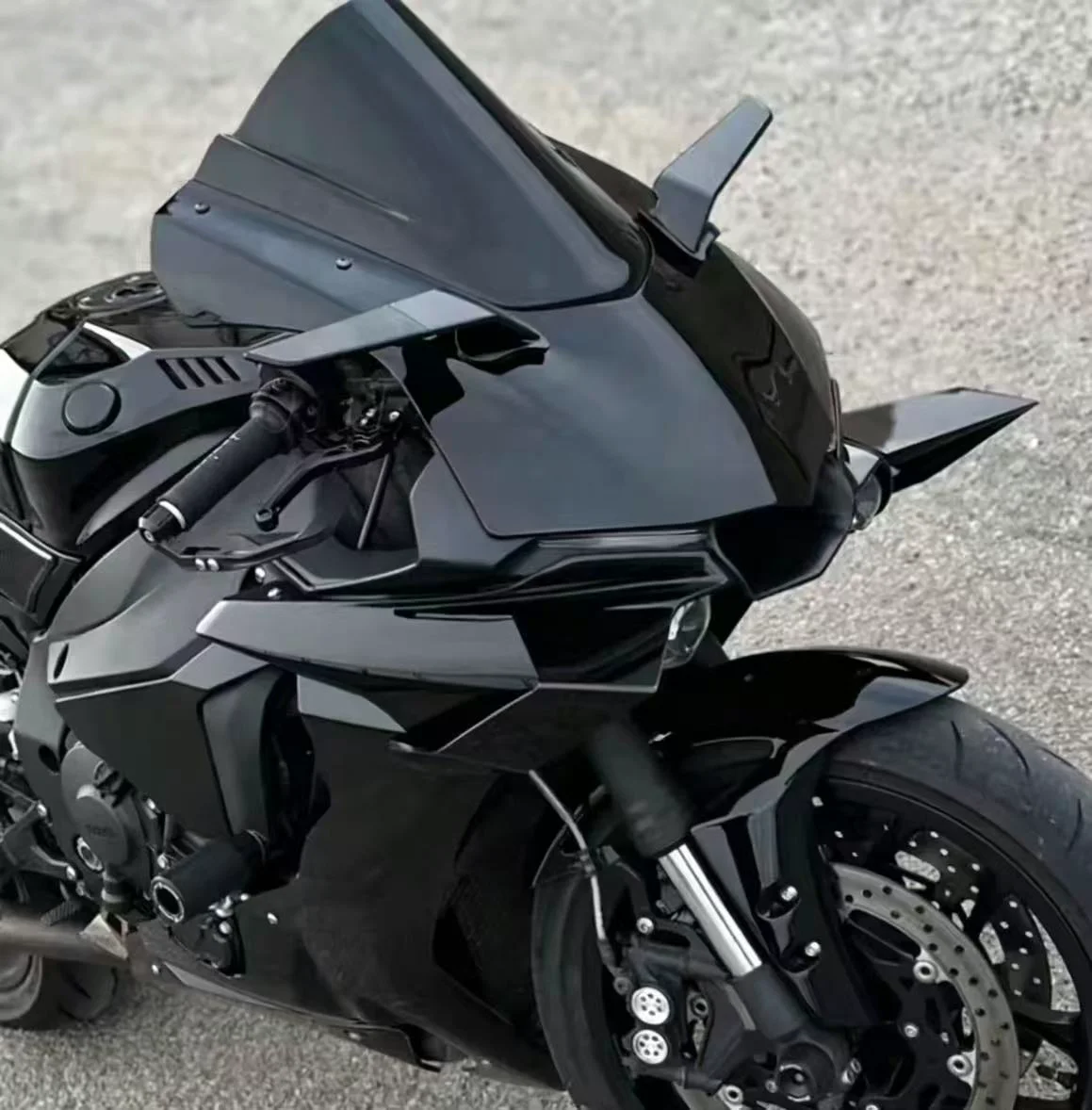2021-2025 For Yamaha YZF R7 YZF R6 Motorcycle Rearview Mirrors Stealth Max Winglets Mirror To Rotate Adjustable Mirrors