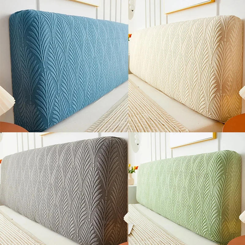 

1PC Jacquard Bed Headboard Cover Soft Elastic Bedside Covers Simple Style All-inclusive Beds Headboards Dustproof Protector