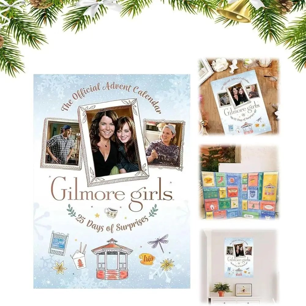 Christmas Calendar Gilmore Girls Advent Calendar Festival Decoration Decoration Props Advent Calendar Set with 25 Gifts