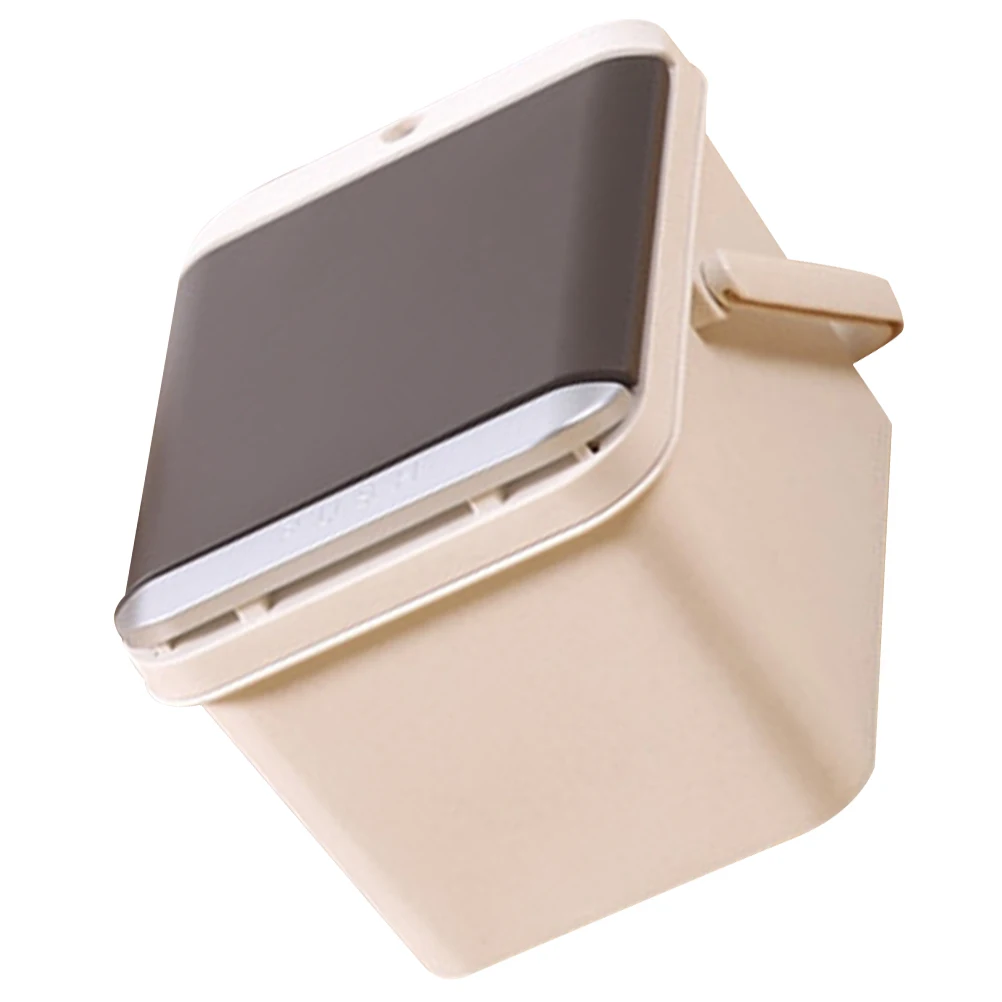 

Compact Tea Residue Filter Bucket Large Capacity Garbage Can Space Saving Table Top Bin Lightweight Lid Design Easy Empty Clean