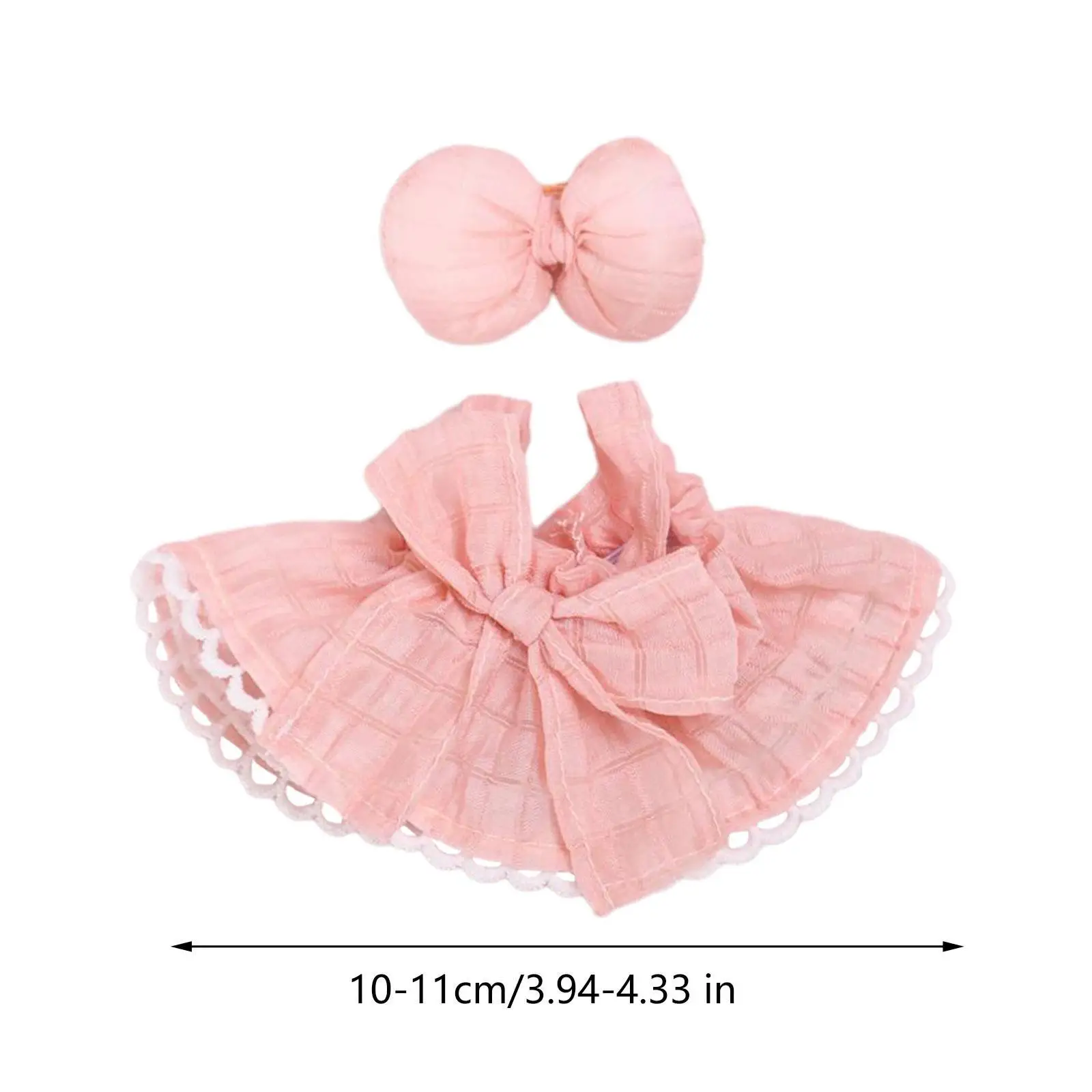 Roupa de boneca de 15 cm para meninas, vestido, acessório divertido para crianças