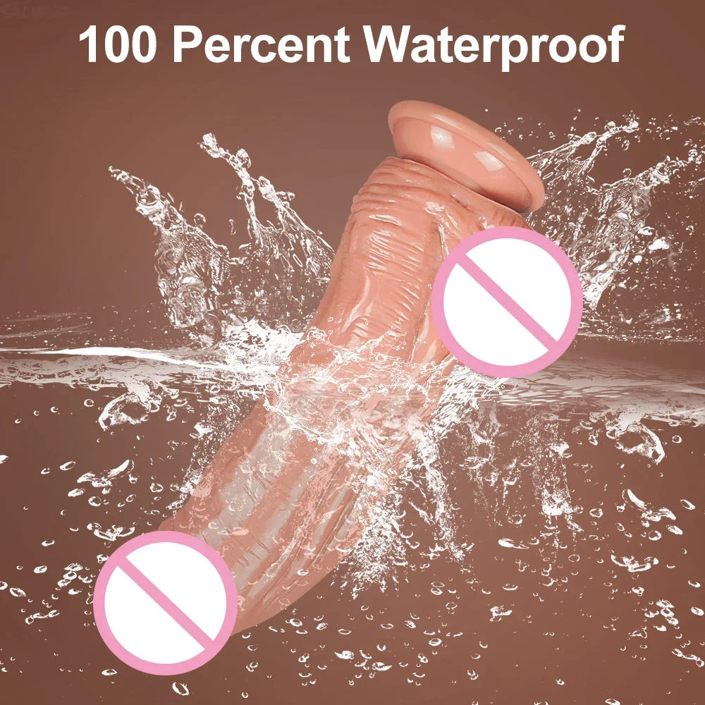 Huge Thick Dildo Realistic Silicone Strong Suction Cup for Hands-Free Anal Play G-spot Giant Dildo Anal Sex Toys for Women Men