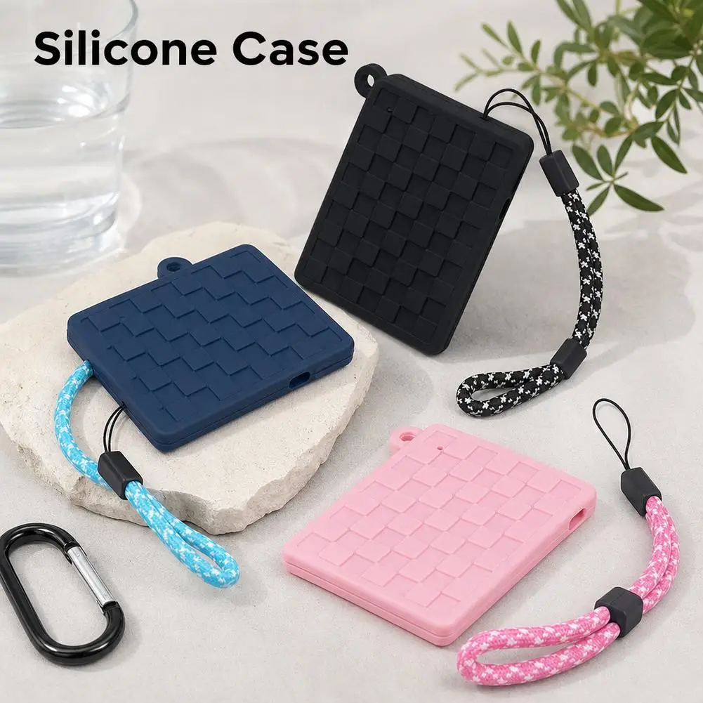 For Pocket AI Silicone Protective Case Anti-Fall Dustproof Soft Housing Shell With Lanyard Accessories