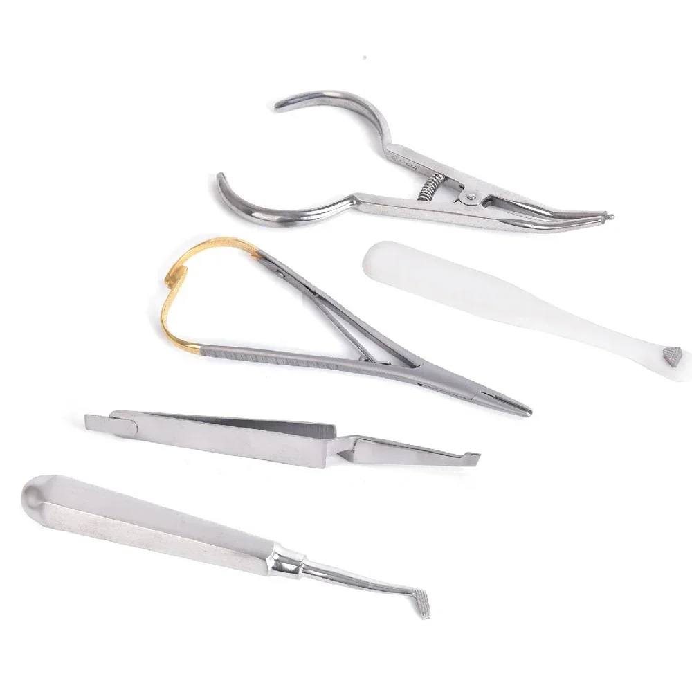 18pcs/Set Orthodontics Dental Tools Set 18pcs Orthodontic Pliers with TC Dentist Tools Kit Dental Instruments