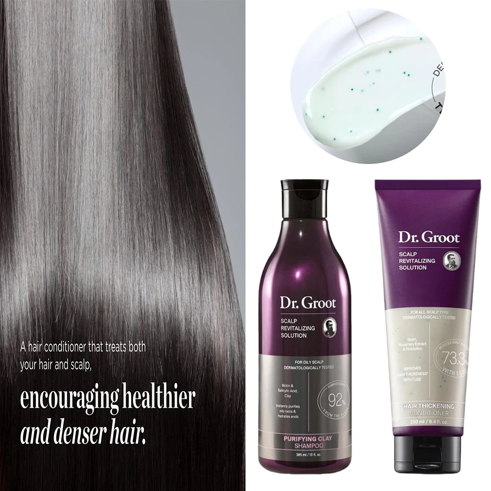 

Dr. Groot Anti-hair Loss Shampoo Purifying Clay Strengthening Hair Root Thickening Anti-frizz Oil Control Shampoo Scalp Care