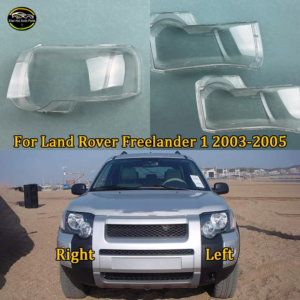 Headlamp Cover Headlight Shell Transparent Lens Plexiglass Replace Original Lampshade 2003--2004 For Land Rover Freelander 1
