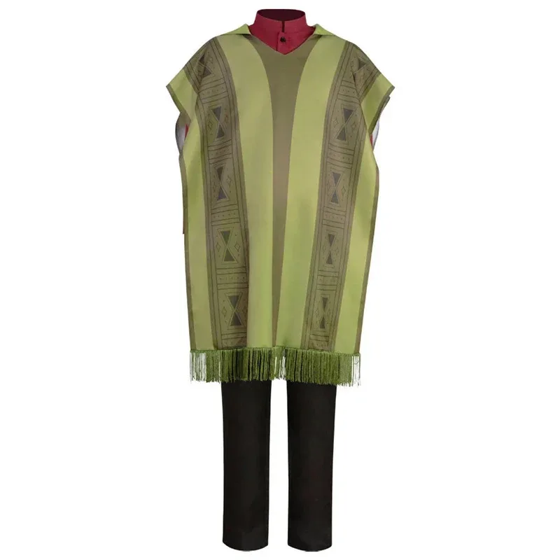 Anime Movie Madrigal Costume Cosplay Bruno Vestiti per adulti Fantasia Carnevale Hallowee Mantello Camicia Pantaloni Collana Vestito A3977