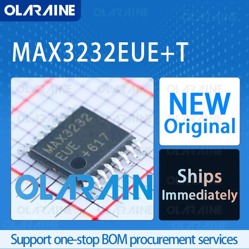 

1/5/10Pcs MAX3232EUE+T TSSOP-16 original ic chip RS-232 interface integrated circuit RoHS 2 Receiver Voltage - 5.5 V