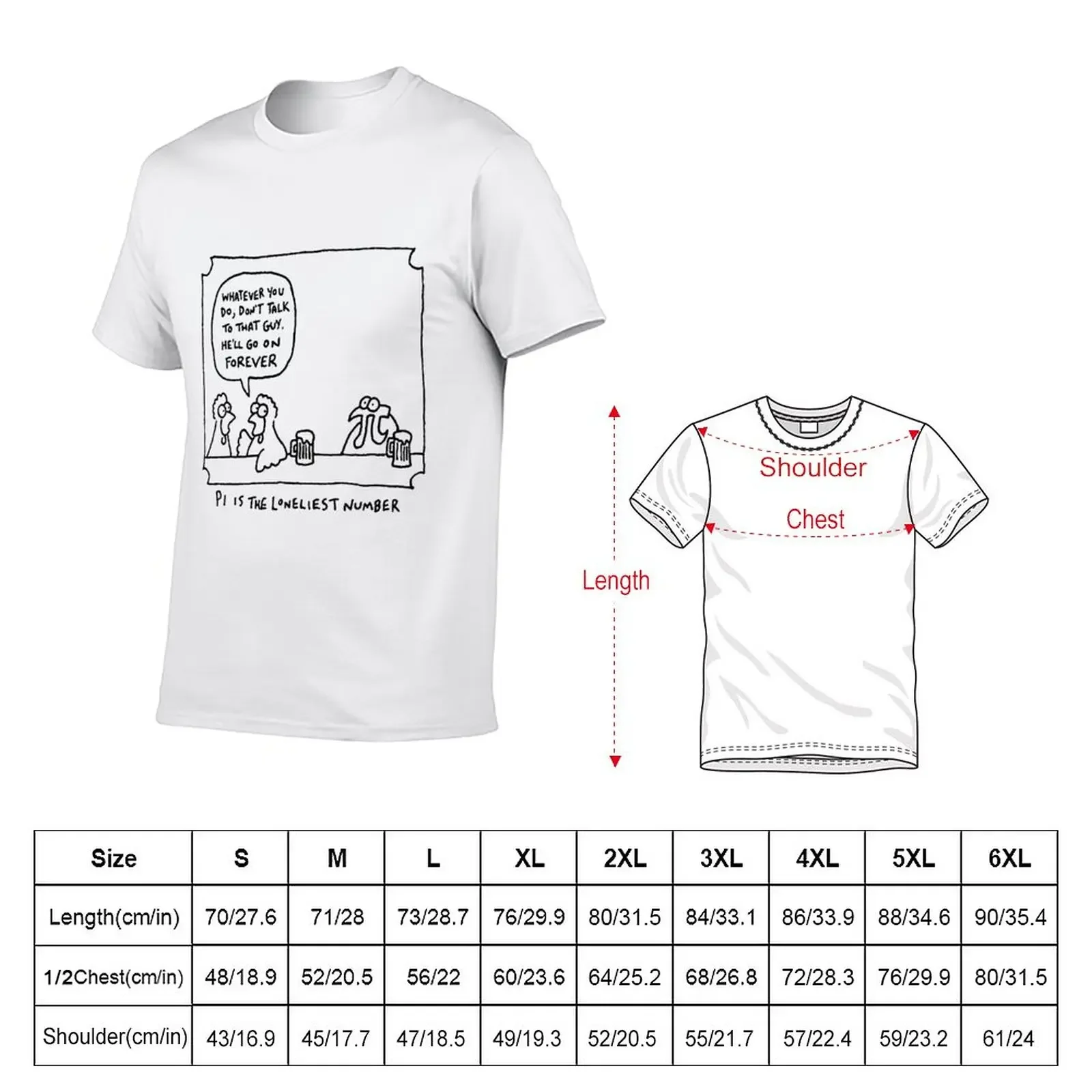 Pi is the loneliest number, Funny Xkcd Pi Day T-Shirt heavyweights cute tops oversizeds mens graphic t-shirts big and tall