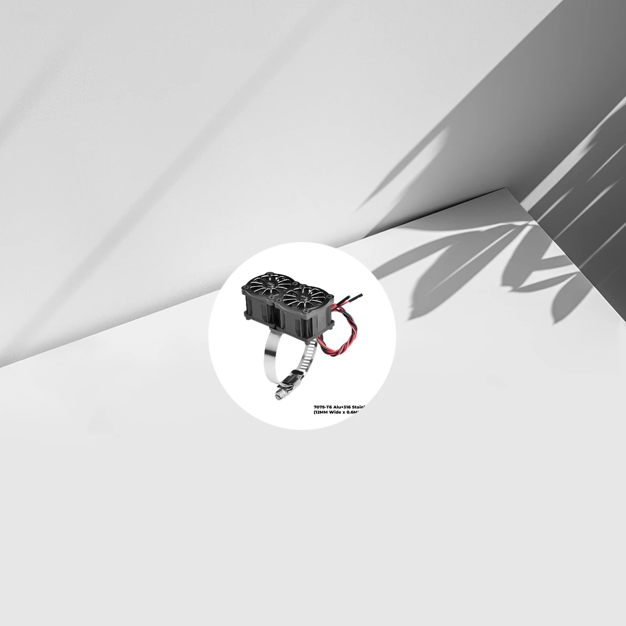 GPM 7075 Legierung + 316 Edelstahl Dual 40 x 28 mm Lüfter einstellbar für Motor der Serien 56–70