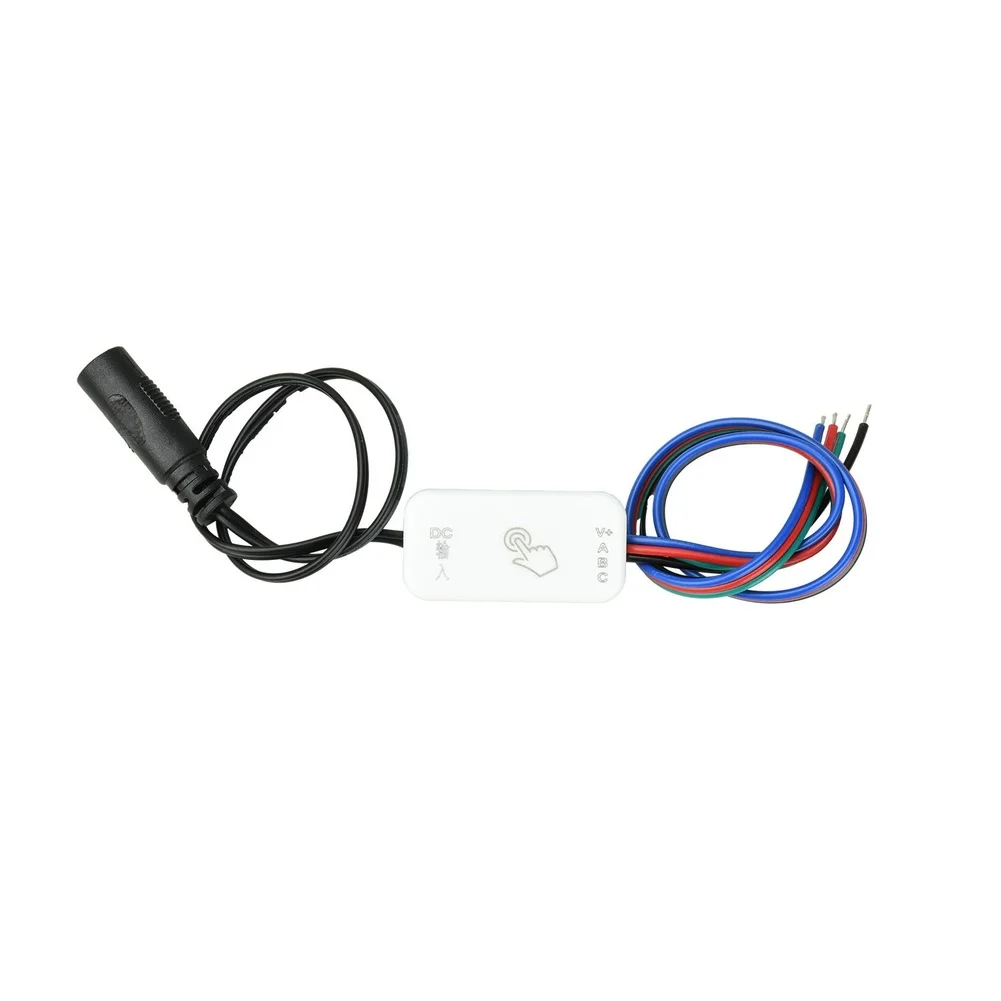 RGB LED Strip Controller Touch Sensor Dimmer Switch 5 Color Changing With Power Loss Memory For DC5V-24V For Lighting System