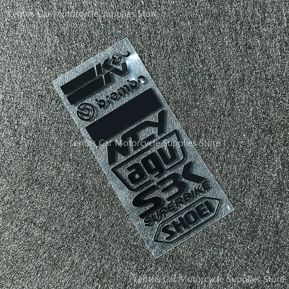 Reflecterende waterdichte laserstickers voor motorfietsmodificatie, racesponsordecoratie, scooter, spatbord, helm, auto-decals