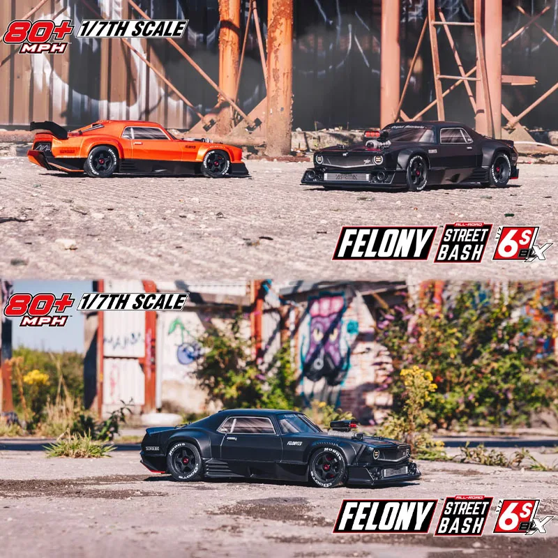 

1: 7arrma Firebird V2 Felony Remote Control Professional Rc Four Wheel Drive Retro Muscle High Speed Drift Supercar Model